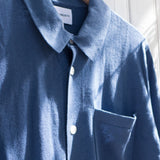 Norse Projects - Rollo Cotton Linen Shirt - Calcite Blue