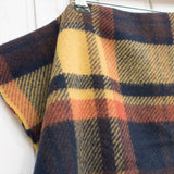 Norse Projects - Virgin Wool Checked Scarf - Dark Navy