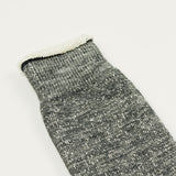 RoToTo - Double Face Merino Cotton Crew Socks - Charcoal