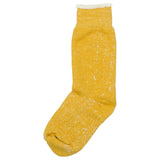 RoToTo - Double Face Merino Cotton Crew Socks - Yellow