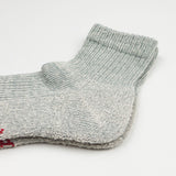 RoToTo - Hemp / Organic Cotton Pile Ankle Socks - Gray