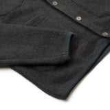 Universal Works - Cardigan Wool Fleece - Black