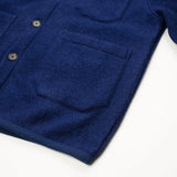 Universal Works - Cardigan Wool Fleece - Indigo