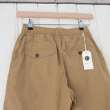 Universal Works - Pleated Track Short Recycled Nylon Tech - Sand