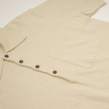 Universal Works - Pullover Knit Shirt Eco Cotton - Ecru Melange