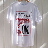 Virgil Normal - Let's Be Friends T-shirt - White