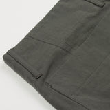 Arpenteur - Fox Cotton / Linen Poplin Trousers - Dark Grey