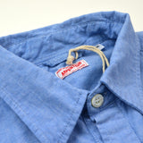 Arpenteur - Grand-Père Popover Shirt - Blue Chambray