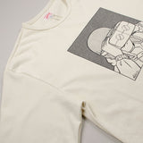 Arpenteur - Graphique Scope Print Jersey T-shirt - Ecru