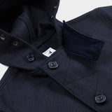 Arpenteur - Kabig Melton Wool Jacket - Navy