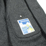 Arpenteur - Mevi Melton Wool Coat - Grey