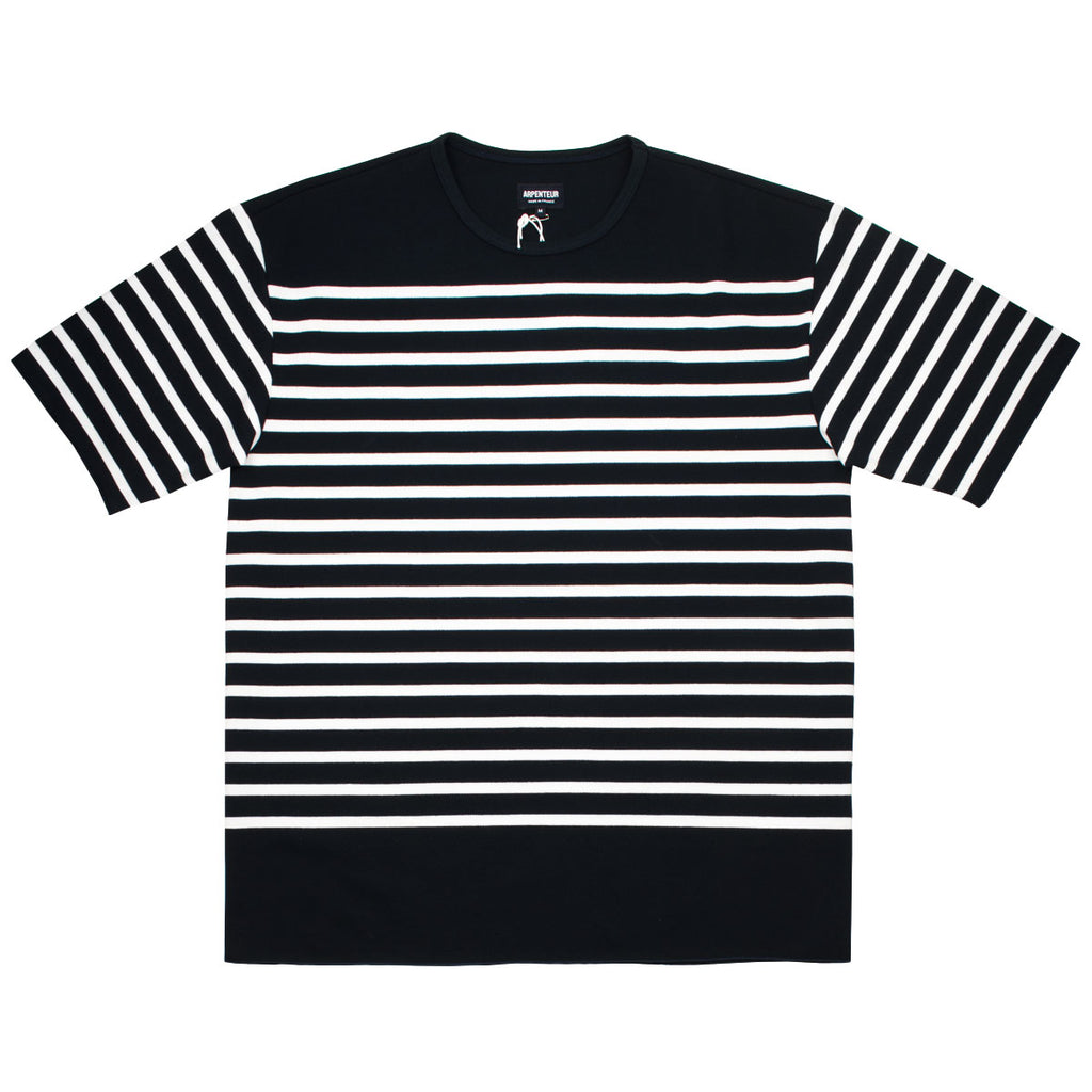 Arpenteur - Pontus Rachel Mesh T-shirt - Midnight-White Stripe