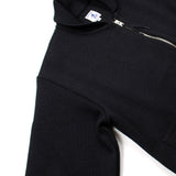 Arpenteur - Roscoff Zipped Cardigan - Black Wool Milano Knit