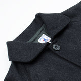 Arpenteur - Utile Melton Wool Coat - Charcoal