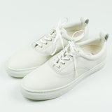 Buddy - Dachs Low Chubby Grain Leather Sneakers - White
