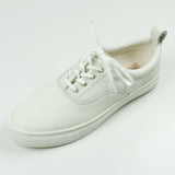 Buddy - Dachs Low Chubby Grain Leather Sneakers - White