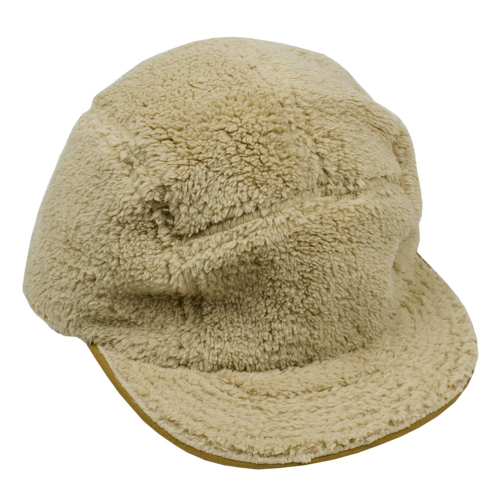 cableami - Boa Fleece Cap With Drawcord - Beige
