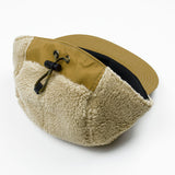 cableami - Boa Fleece Cap With Drawcord - Beige