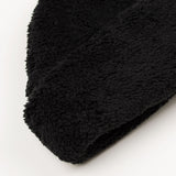 cableami - Boa Fleece Drawcord Hat - Black