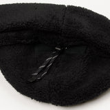cableami - Boa Fleece Drawcord Hat - Black
