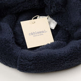 cableami - Boa Fleece Drawcord Hat - Navy