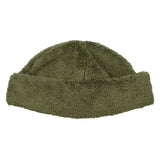 cableami - Boa Fleece Drawcord Hat - Olive