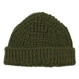 cableami - British Wool Short Beanie - Olive