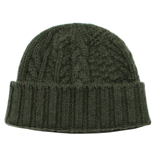 cableami - Cashmere Alan Beanie - Olive