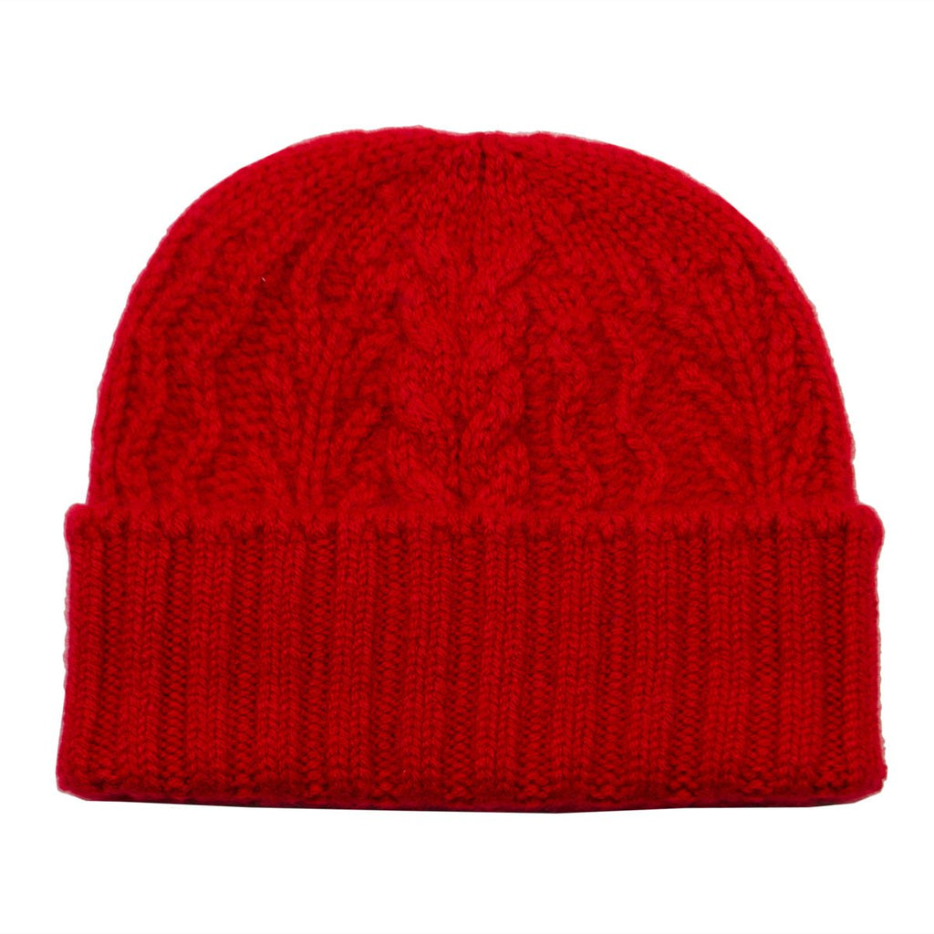 cableami - Cashmere Alan Beanie - Red