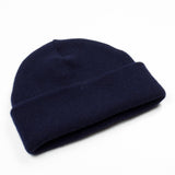cableami - Cashmere Double Beanie - Navy