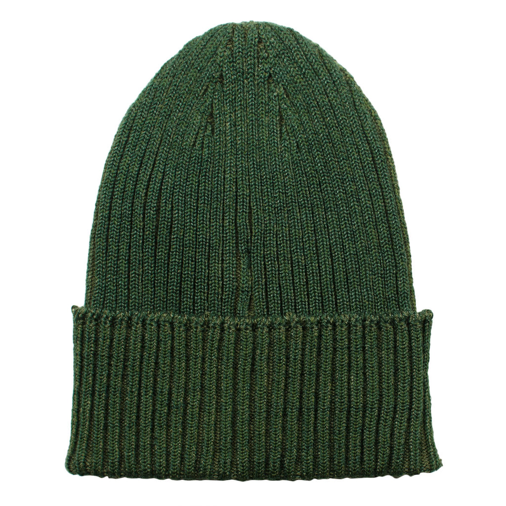 cableami - Cotton Linen Beanie - Olive