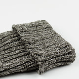 cableami - Linen-like Finished Cotton Beanie - Gray Mix
