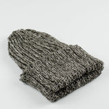 cableami - Linen-like Finished Cotton Beanie - Gray Mix