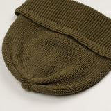cableami - Linen Waffle Beanie - Army Brown