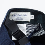 cableami - Seersucker / Mesh Jet Cap - Navy Solid