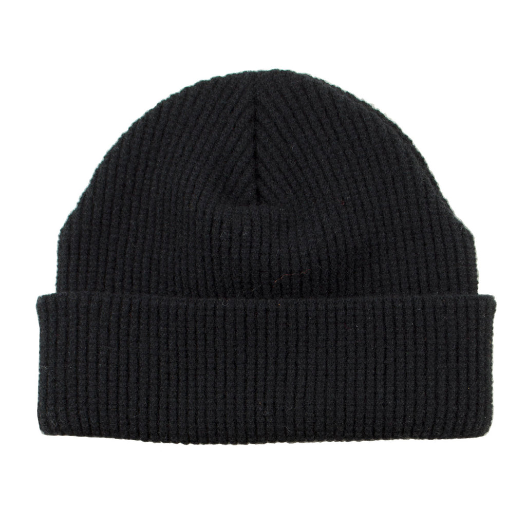 cableami - Waffle Beanie (30% Cashmere) - Black