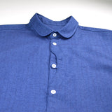 Coltesse - Claudine Blue Lens Shirt - Blue Chevron