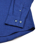 Coltesse - Ksenia Claudine Vertical Pocket Shirt - Blue Indigo Chevrons