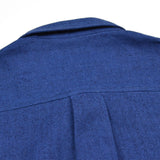 Coltesse - Nadejda Pocket Shirt - Blue Indigo Chevrons