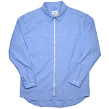 Coltesse - Yamato Oversize Shirt with Zip - Blue