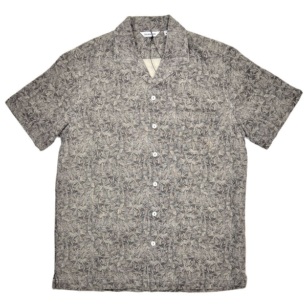 Dana Lee - Tropical Short-Sleeve Shirt - Indigo Theme Print