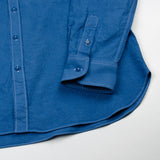 De Bonne Facture - Cotton Canvas Essential Pocket Shirt - Overdyed Pastel Blue