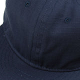Ebbets - Basic Adjustable Cap - Navy Ripstop Cotton