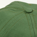 Ebbets - Basic Adjustable Cap - Olive Drab Ripstop Cotton