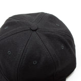 Ebbets - Basic Wool Flannel Adjustable Cap - Black