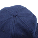 Ebbets - Basic Wool Flannel Adjustable Cap - Navy