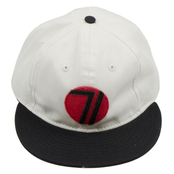 Ebbets - Third Army Cap (Adjustable Cotton) - White / Black