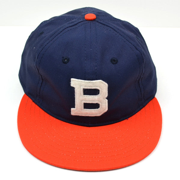 Ebbets Field Flannels – Brooklyn Bushwicks 1949 (Adjustable Cotton) – Navy / Orange