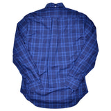 Gitman Vintage - Check Shirt - Blue On Blue Indigo