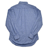 Gitman Vintage - Japanese Slub Herringbone Flannel Shirt - Blue